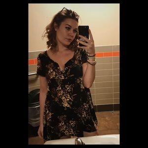 American Apparel Floral Flowy Dress